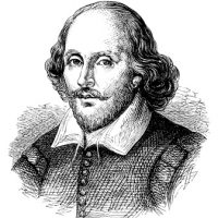 Antique book illustration: William Shakespeare